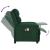Fotoliu de masaj electric, verde închis, material textil GartenMobel Dekor