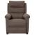 Fotoliu de masaj electric rabatabil, gri taupe, textil GartenMobel Dekor