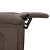 Fotoliu de masaj electric rabatabil, gri taupe, textil GartenMobel Dekor