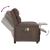 Fotoliu de masaj electric rabatabil, gri taupe, textil GartenMobel Dekor
