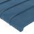 Tăblie pat cu aripioare albastru închis 83x23x118/128cm catifea GartenMobel Dekor