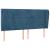 Tăblie pat cu urechi albastru închis 163x23x118/128 cm catifea GartenMobel Dekor
