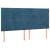 Pat box spring cu saltea, albastru închis, 160x200 cm, catifea GartenMobel Dekor
