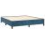 Pat box spring cu saltea, albastru închis, 160x200 cm, catifea GartenMobel Dekor