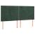 Pat box spring cu saltea, verde închis, 160x200 cm, catifea GartenMobel Dekor
