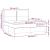 Pat box spring cu saltea, alb, 160x200 cm, piele ecologică GartenMobel Dekor