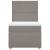 Pat box spring cu saltea, gri taupe, 90x200 cm, textil GartenMobel Dekor