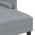Set de canapea de 2 piese cu perne din material textil gri deschis GartenMobel Dekor