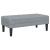 Set de canapea de 2 piese cu perne din material textil gri deschis GartenMobel Dekor