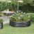 Jardinieră de grădină antracit 140x140x36 cm oțel GartenMobel Dekor