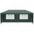 Pavilion pentru gradina/comercial, cadru otel, 4 pereti, pliabil, verde, 5.85x2.95x2.55 m GartenVIP DiyLine