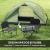 Cort camping, 2-3 persoane, impermeabil, cu geanta, verde, 205x275x135 cm GartenVIP DiyLine