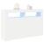 Bufet Alb Alb Lemn Compus 116 x 30 x 75 cm Modern Bufet cu LED GartenMobel Dekor