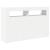 Bufet Alb Alb Lemn Compus 116 x 30 x 75 cm Modern Bufet cu LED GartenMobel Dekor
