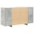 Bufet gri din beton Beton gri Lemn prelucrat 135 x 41 x 75 cm GartenMobel Dekor