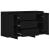 Dulap Negru 120x41x75 cm Lemn prelucrat GartenMobel Dekor