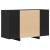 Dulap Negru 120x41x75 cm Lemn prelucrat GartenMobel Dekor