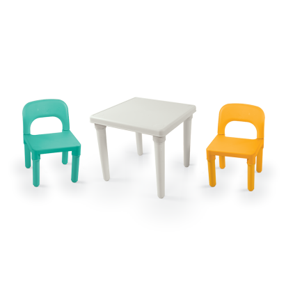 Set de masa cu scaune	- Pastel PlayLearn Toys
