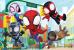 Puzzle de colorat maxi - Paienjenelul Marvel si prietenii lui uimitori (2 x 24 de piese) PlayLearn Toys