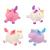 Breloc Squeezy - Unicorn PlayLearn Toys