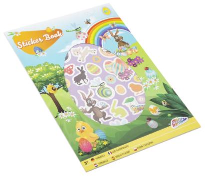 Carte cu abtibilduri - Paste vesel PlayLearn Toys
