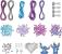 Set bratari cu pandantive - Stitch PlayLearn Toys