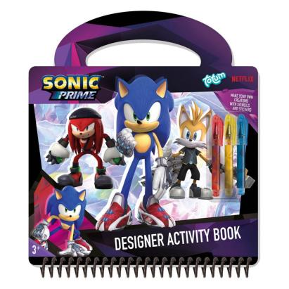 Carte de activitati & pixuri - Sonic PlayLearn Toys
