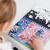Carte de colorat & abtibilduri cu numere - Stitch PlayLearn Toys