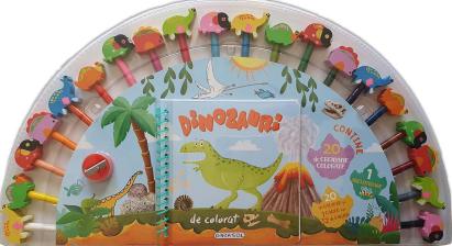 Dinozauri de colorat (20 creioane) PlayLearn Toys