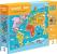 Puzzle magnetic - Harta lumii (118 piese) PlayLearn Toys