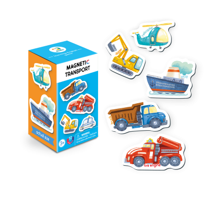 Set magnetic - Invat mijloacele de transport in lb. engleza PlayLearn Toys