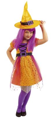 Costum de carnaval - Vrajitoare superstar (portocaliu) PlayLearn Toys