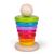 Piramida din lemn - Curcubeul PlayLearn Toys