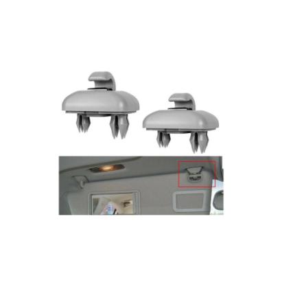 Set 2 Cleme suport parasolar gri compatibile Volkswagen, Audi, Skoda, Cod: RAZ431 / RAZ432 Automotive TrustedCars