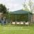 Pavilion pentru gradina/comercial, cadru otel, tesatura PE, pliabil, cu accesorii montare, verde, 2.93x2.93x2.52 m GartenVIP DiyLine