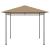 Pavilion, gri taupe, 3x3x2,7 m, 180 g/m² GartenMobel Dekor