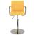 Scaun de bar, galben, material textil GartenMobel Dekor