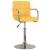 Scaun de bar, galben, material textil GartenMobel Dekor