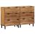 Sideboards 2 piese Marron 60x33x75 cm Lemn Masiv de Acacia GartenMobel Dekor