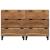 Sideboards 2 piese Marron 60x33x75 cm Lemn Masiv de Acacia GartenMobel Dekor