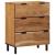 Sideboards 2 piese Marron 60x33x75 cm Lemn Masiv de Acacia GartenMobel Dekor