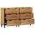Sideboards 2 piese Marron 60x33x75 cm Lemn Masiv de Acacia GartenMobel Dekor