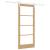 Ușă Glisantă  cu Set de Accesorii 'ORKDAL'Lemn Solid & Sticlă, Ușă Interioară  cu Sticlă 'ORKDAL'86x198.5x4 cm Lemn Solid de Pin GartenMobel Dekor