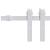 Ușă Glisantă  cu Set de Accesorii 'ORKDAL'Lemn Solid & Sticlă, Ușă Interioară  cu Sticlă 'ORKDAL'86x198.5x4 cm Lemn Solid de Pin GartenMobel Dekor