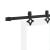 Ușă Glisantă  cu Set de Accesorii "ORKDAL" Alb Lemn Solid și Sticlă, Ușă Interioară  cu Sticlă "ORKDAL" Alb 83x232x4 cm GartenMobel Dekor