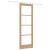 Set Ușă Culisantă  cu Hardware 73.5x211 cm Lemn Masiv Pin, Ușă Interioară  cu Sticlă 'ORKDAL'73.5x211x4 cm Lemn Masiv Pin GartenMobel Dekor