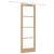 Set Ușă Culisantă  cu Hardware 73.5x211 cm Lemn Masiv Pin, Ușă Interioară  cu Sticlă 'ORKDAL'73.5x211x4 cm Lemn Masiv Pin GartenMobel Dekor