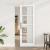 Ușă glisantă  cu set de hardware Alb 73.5x211 cm din lemn masiv de pin, Ușă interioară  cu sticlă 'ORKDAL'Alb 73.5x211x4 cm GartenMobel Dekor