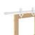 Set de uși glisante  cu hardware 83x202 cm Lemn masiv de pin, Ușă interioară  cu sticlă 'ORKDAL'83x202x4 cm Lemn masiv de pin GartenMobel Dekor
