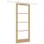 Set de uși glisante  cu hardware 83x202 cm Lemn masiv de pin, Ușă interioară  cu sticlă 'ORKDAL'83x202x4 cm Lemn masiv de pin GartenMobel Dekor